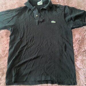 Men's Black Lacoste Polo sz 3